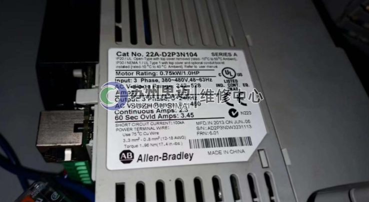 ABB变频器22A-D2P3N104维修.png