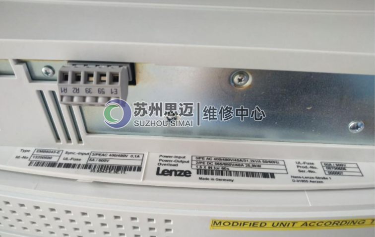 LENZE变频器EMB9343-E维修.png